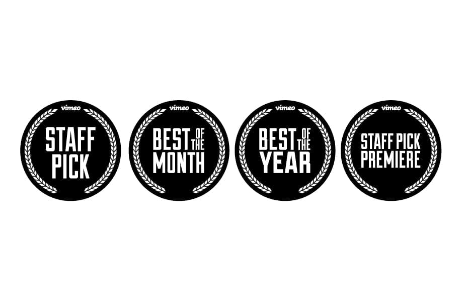 vimeo staff pick badges for short films