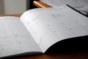 A scheduling book