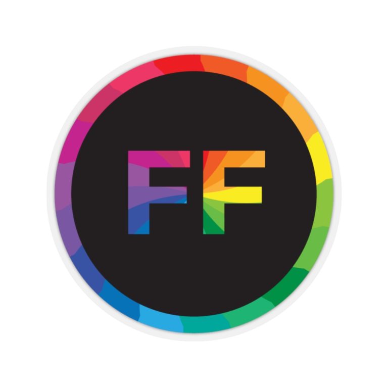 "FF" Logo Sticker – The Film Fund