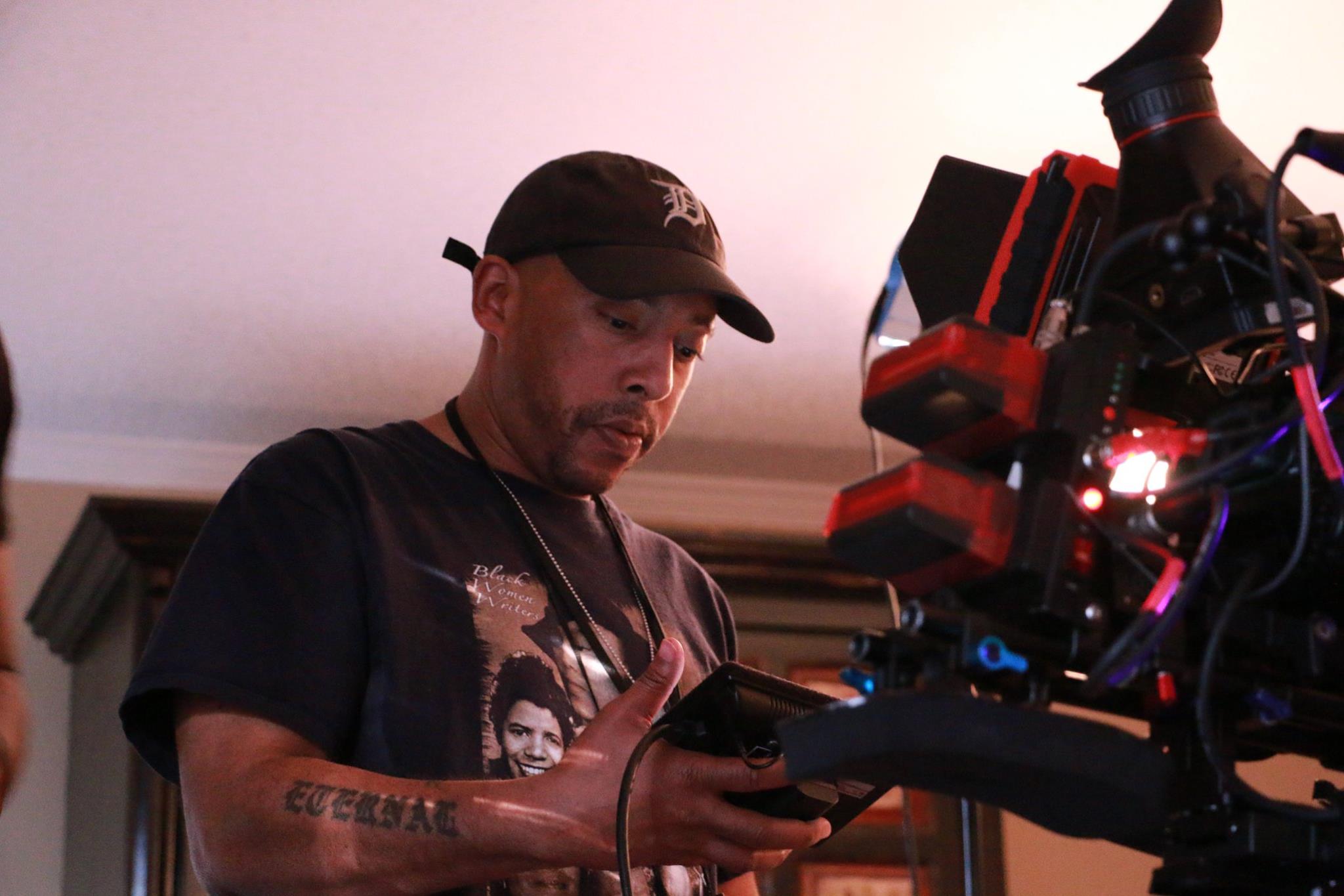 malcolm-johnson-on-set-the-film-fund-camera-hat