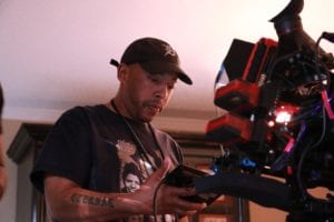 malcolm johnson filmmaker on set with red camera the film fund