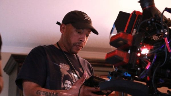malcolm johnson filmmaker on set with red camera the film fund