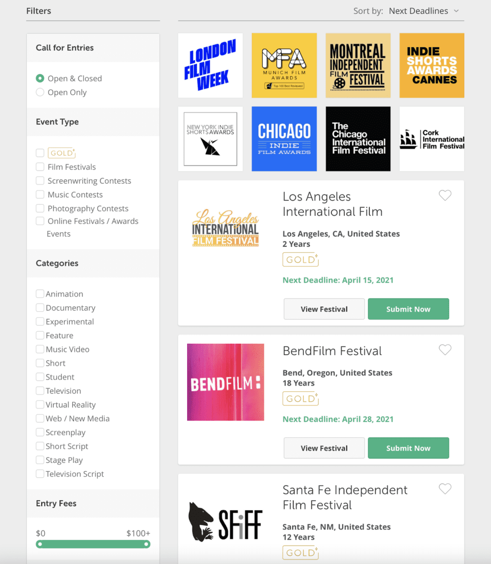 Online Film Festivals Where to Get Your Film Distributed The Film Fund