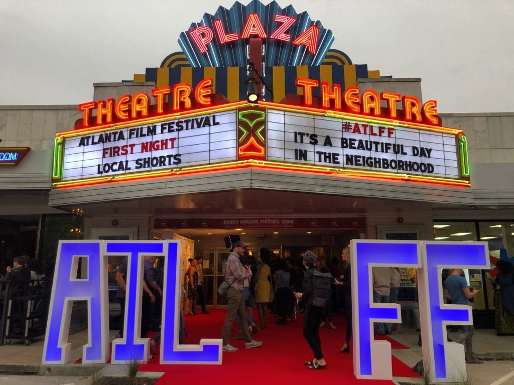 advertisement for Atlanta film festival the film fund